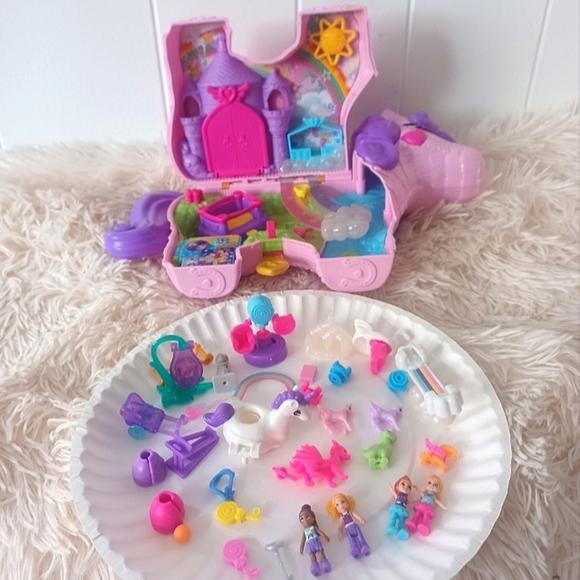 Polly Pocket Pinata Unicorn Party Set - Picture 6 of 8